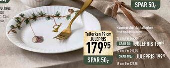 Imerco Hammershøi jul tallerken tilbud