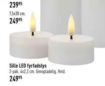 Imerco Sille led fyrfadslys tilbud