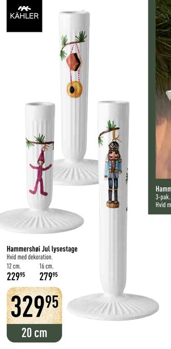 Imerco Hammershøi jul lysestage tilbud