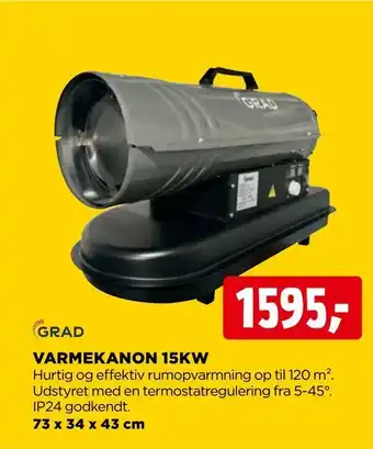 jem & fix Varmekanon 15kw tilbud