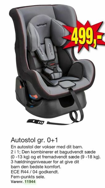 Harald Nyborg Autostol gr. 0+1 tilbud