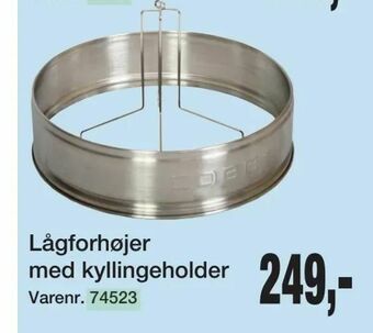 Lågforhøjer med kyllingeholder