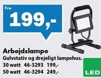 Biltema Arbejdslampe tilbud