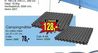 Campingmåtter