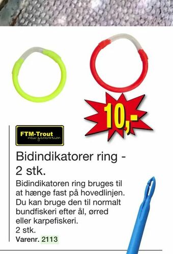 Bidindikatorer ring - 2 stk.