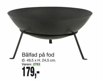 Harald Nyborg Bålfad på fod tilbud