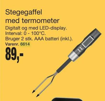 Harald Nyborg Stegegaffel med termometer tilbud