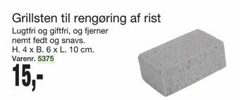 Harald Nyborg Grillsten til rengøring af rist tilbud