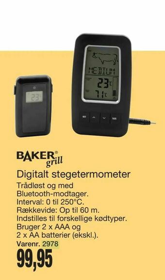 Harald Nyborg Digitalt stegetermometer tilbud