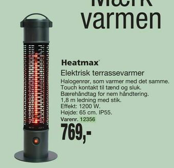 Harald Nyborg Elektrisk terrassevarmer tilbud