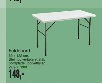 Harald Nyborg Foldebord tilbud