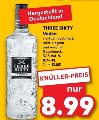 Kaufland DE Three Sixty Vodka tilbud