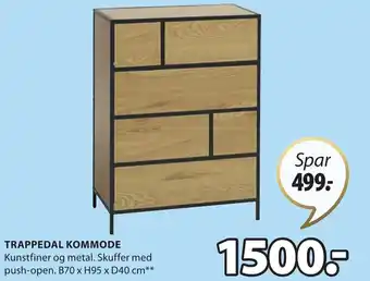 JYSK Trappedal Kommode tilbud