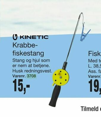 Krabbe fiskestang