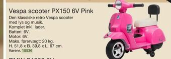 Harald Nyborg Vespa scooter PX150 6V Pink tilbud