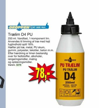 Harald Nyborg Trælim D4 PU tilbud