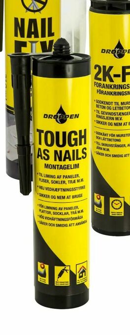 Harald Nyborg Tough as Nails montagelim 300 ml tilbud