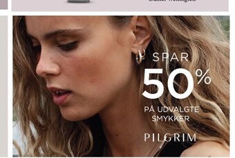 Salling Spar 50% på udvalgte smykker tilbud