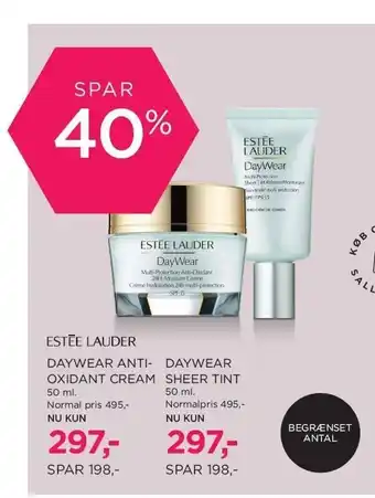 Salling Daywear antioxidant cream el. daywear sheer tint tilbud