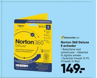 Bilka Norton 360 Deluxe 5 enheder tilbud