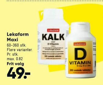 Bilka Lekaform Maxi tilbud