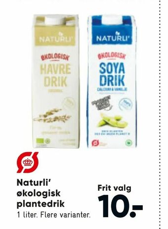 Bilka Naturli' økologisk plantedrik tilbud