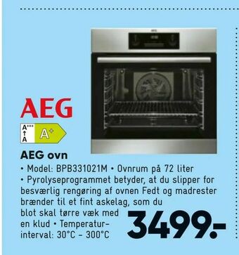 Bilka AEG ovn tilbud