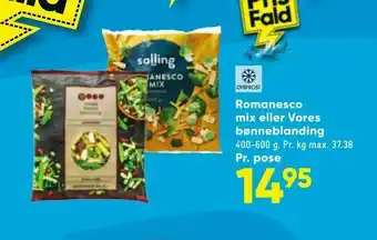 Bilka Romanesco mix eller Vores bønneblanding tilbud