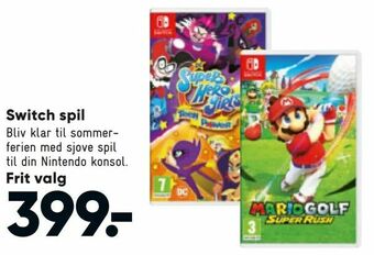 Bilka Switch spil tilbud