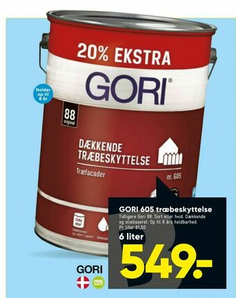 Bilka GORI 605 træbeskyttelse tilbud