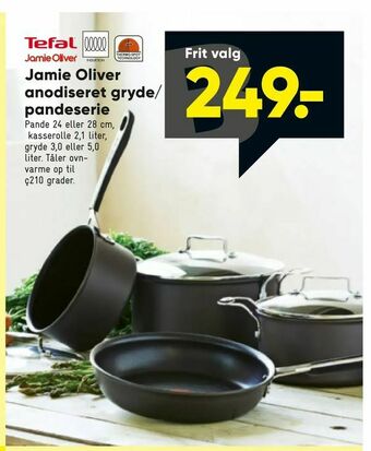 Bilka Jamie Oliver anodiseret gryde/ pandeserie tilbud
