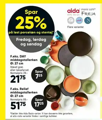 Bilka DAY middagstallerken Ø: 27 cm tilbud