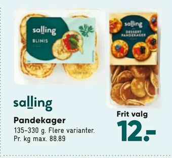 Bilka Pandekager tilbud