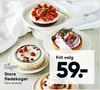 Bilka Store flødekager tilbud
