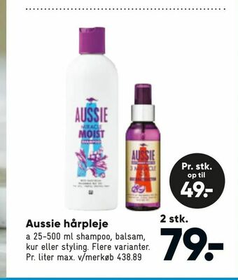 Bilka Aussie hårpleje tilbud