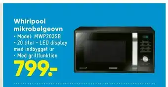Whirlpool mikrobølgeovn