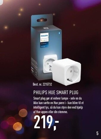Johannes Fog Philips hue smart plug tilbud