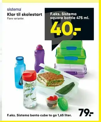 Sistema square bottle 475 ml