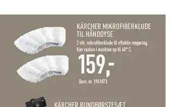 Johannes Fog Kärcher mikrofiberklude til hånddyse tilbud