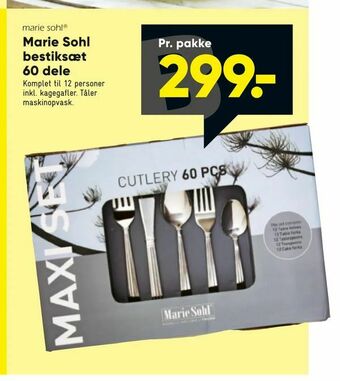 Bilka Marie Sohl bestiksæt 60 dele tilbud