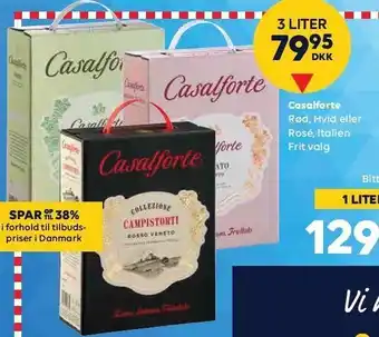 Casalforte rød, hvid el. rosé
