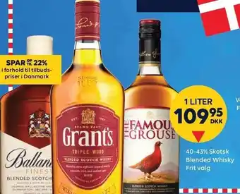 BorderShop Skotsk blended whisky tilbud