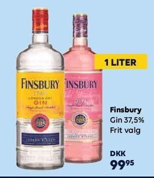 BorderShop Finsbury gin tilbud