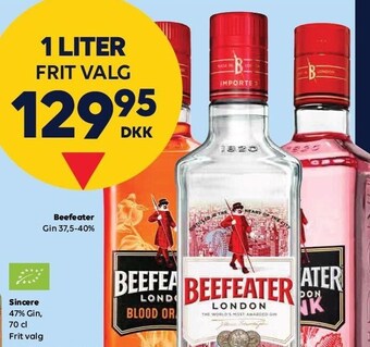 BorderShop Beefeater gin tilbud