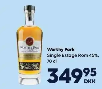 BorderShop Worthy park single estage rom tilbud