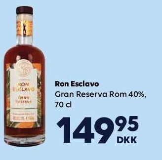 Ron esclavo gran reserva rom