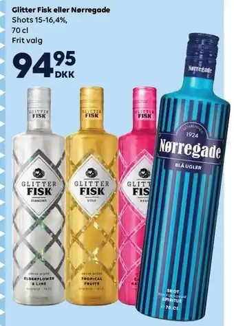 Glitter fisk el. nørregade shots