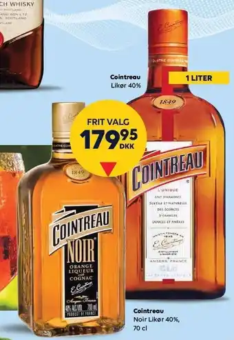 BorderShop Cointreau likør el. cointreau noir likør tilbud