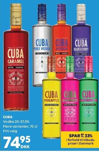 BorderShop Cuba vodka tilbud