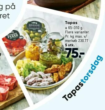 Bilka Tapas tilbud